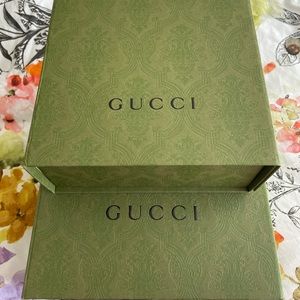 Original Gucci Boxes (2) Small and Medium Sz
